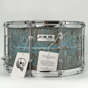 Pork Pie Percussion USA Custom Patina Drum - 8" x 14" - Picture 1 of 10