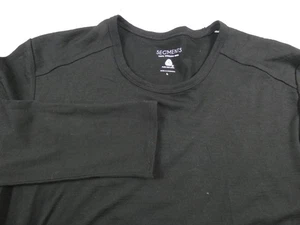 Segments Shirt Womens Large Black Wool Base Cold Weather Pullover - Picture 1 of 9