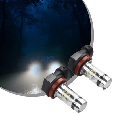 High New 10000k -6500k 2x Driving H11 Led H8 White Super 2323 Car Light 60w Fog - Image 1 of 4