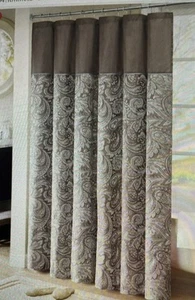 Madison Park Aubrey Jacquard Paisley Shower Curtain, 72"x72" NIP - Picture 1 of 3
