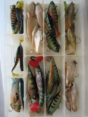 PRE-RIGGED SWIMBAITS FISHING LURES   LOT OF - Image 1 of 2