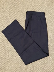 J Jill Linen Stretch Women’s Pant SZ 10 Elastic Waist Front Slit Grey NWT $89 - Picture 1 of 5