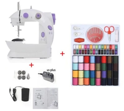 Maquina De Coser Costura Compacta Pequeña Con Kit De Hilos Accesorios Calidad - Image 1 of 4