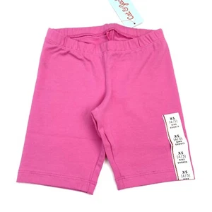 Cat & Jack Girls Size XS 4/5 Pull-On Bike Shorts Pink - Picture 1 of 5