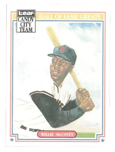 1987 Leaf Candy City Team H11 Willie McCovey San Francisco Giants HOF     - Bild 1 von 8