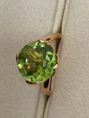 Tamara Comolli  Tulip Ring large Peridot Gr. 54 RG 750 - Bild 1 von 4