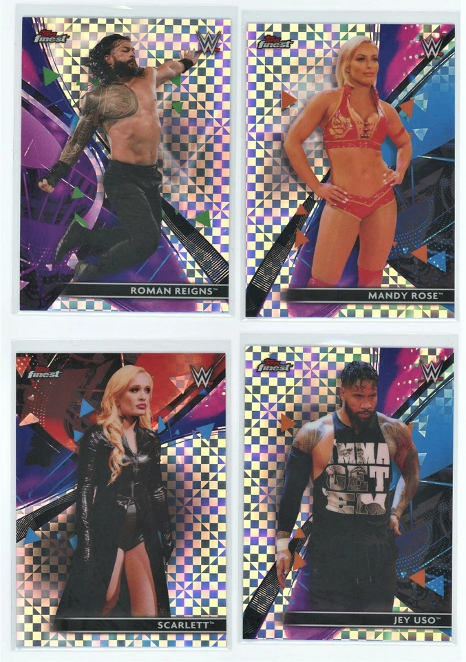 2021 TOPPS FINEST WWE Wrestling X-FRACTORS You Pick -Complete Your Set BUY3 GET1 - Image 1 of 1