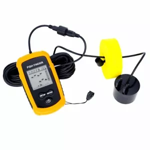 100m Portable Sonar Sensor Fish Finder Water Depth Alarm Transducer Echo Sounder - Picture 1 of 12