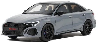 1/18 Audi RS3 Sedan Performance Edition 2022 Nardo Grey Model by GT Spirit GT885 - Image 1 of 4