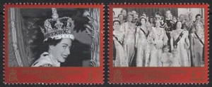 BIOT 2003 - Mi-N.o 311-312 ** - Estampillada sin montar o nunca montada - 50. Aniversario de la coronación - Imagen 1 de 1