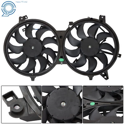 2008-2013 For Infiniti G37 3.7L 3696CC Radiator Condenser Cooling Fan Assembly - Imagem 1 de 4
