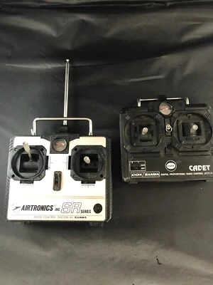 Vintage Airtronics Inc. SR series and cadet coxsanwa controllers untested-SHEED3 - Image 1 of 4