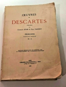 Oeuvres de Descartes par Charles Adam & Paul Tannery 1989 - Picture 1 of 1