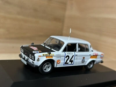FIAT SEAT 124 1430 #24 RALLYE MONTECARLO 1977 S.SERVIA-J.SABATER IXO ALTAYA 1:43 - Immagine 1 di 4