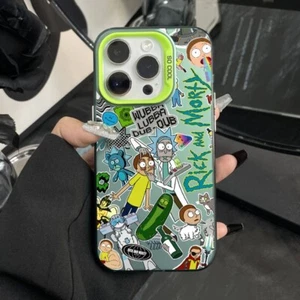 Rick and Morty Cartoon Phone Case For iPhone 11 12 13 1415Pro Max Mobile Cover - Zdjęcie 1 z 9