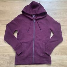 Express Full Zip Sweatshirt Women’s XS Purple Hoodie Sweter Quilted Soft Outdoor