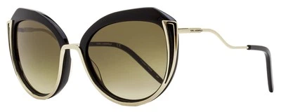 Gafas de sol Karl Lagerfeld ovaladas KL928S 532 negras/doradas 55 mm Foto 1 de 3