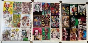 Kannibalen Postkarten Set UNCUT '94 SIGNIERT Bad Otis Chuck Kekse Rob Zombie Vintage - Bild 1 von 12