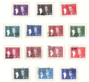 Greenland Sc 120-135 1980-1989 Queen Margrethe stamp set used - Picture 1 of 1
