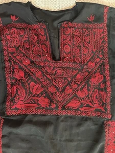 Vestido Tatreez Vintage Palestino Tradicional Thobe - Bordado a Mano - Imagen 1 de 21