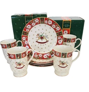 New Classic Traditions Charlton Hall von Kobe 4 Salatteller & 4 Enkel Vintage - Bild 1 von 15