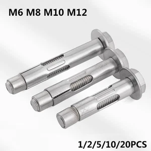 304Stainless M6-M12 External hex Expansion Bolts Screw Masonry Wall Anchor Bolts - Picture 1 of 8