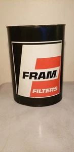 Cesta de basura publicitaria de filtros de marco vintage hecha en EE. UU. - Imagen 1 de 11