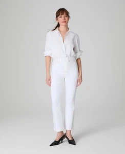 Spanx On-The-Go Kick Flare Pants Classic White Pull On Pant - Size 2X - NWT - Picture 1 of 17