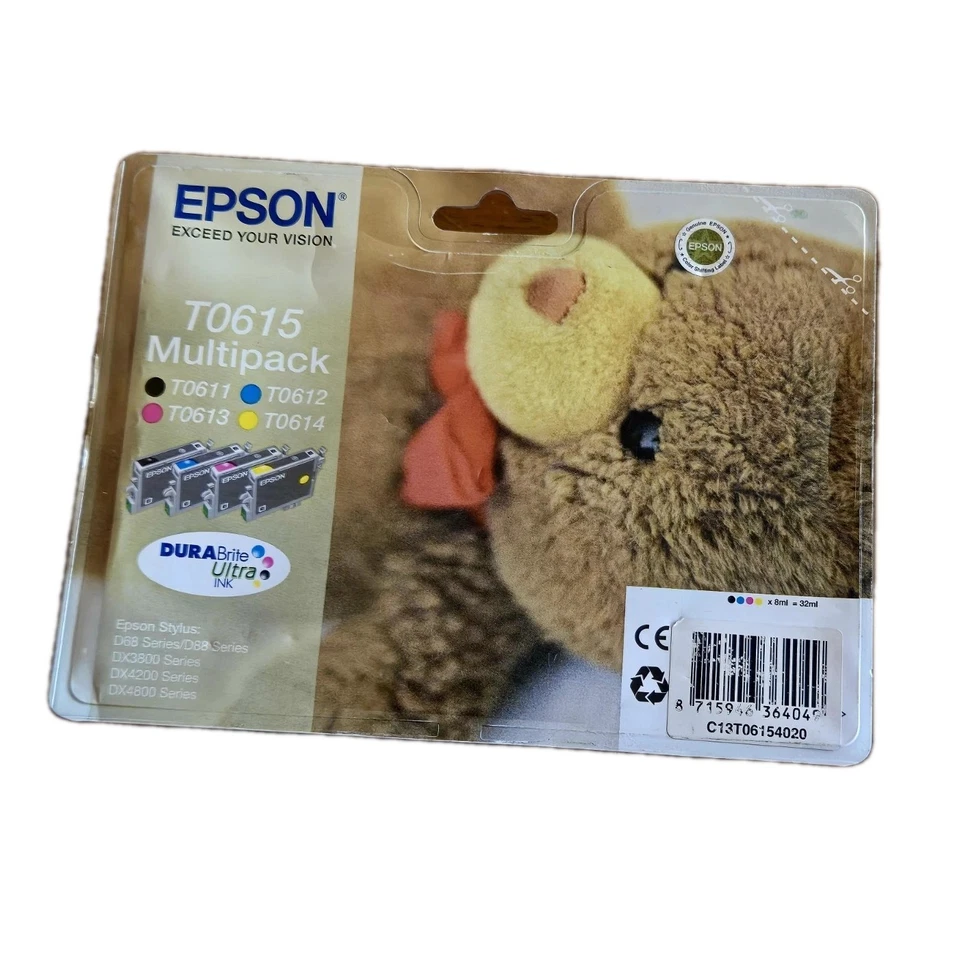 Epson Multipack  Originale di 4 Cartucce d’Inchiostro T0611 T0612 P0613 T0614 - Immagine 1 di 1