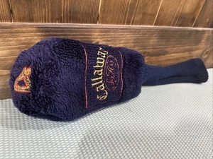 VTG Callaway Big Bertha S2H2 #4 HEAD COVER Fairway Wood Navy Blue - Picture 1 of 9