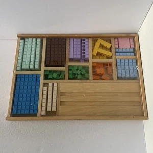 Math U See Manipulative Integer Block Set Wood Case - Picture 1 of 4