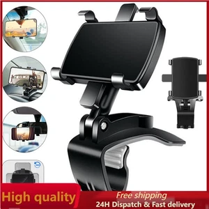 Universal 360° Car Phone Mount Holder For Cell Phone Samsung Galaxy iPhone - Photo 1 sur 8