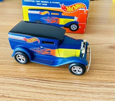 Hot Wheels Ltd Edition Eastwood Chopped Top Model A Panel Hot Rod 6” - Image 1 of 4