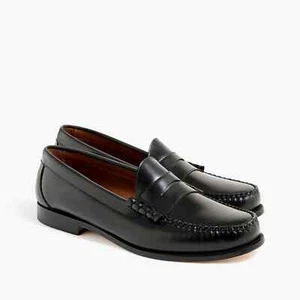 New JCREW US Penny Loafers Black Women size  7.5US - Picture 1 of 1