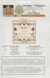 Peace by Little House Needleworks cross stitch pattern - Picture 1 of 1