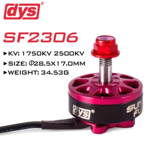 DYS FPV Racing Drone Brushless Motor 2306 4-5S CW Thread For Quadcopter Parts - Picture 1 of 10