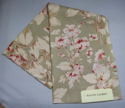 RALPH LAUREN 26" X 26" REMANESCENTE DE TECIDO "ATRÁS DA LAGOA" CELEDON, CHINA + - Imagem 1 de 4