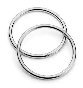20 pieces ~ Steel Metal "O" Rings Welded 2" x 1/8" Thick - Picture 1 of 4