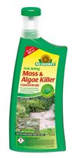 Neudorff Organic Fast Moss & Algae Killer Concentrate Biodegradable Liquid 1L   