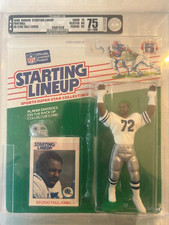 1988 Kenner Starting Lineup Ed "Too Tall" Jones AFA 75 EX+/NM (75, 80, 80)