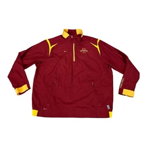 Iowa State Cyclones Nike Windbreaker Men Size XL Shirt Jacket Pullover 1/4 Zip - Picture 1 of 14