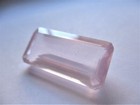 Quarzo Rosa - 20.00 ct pietra di forma Rettangolare sfaccettata puro