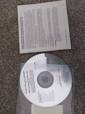 IBM Thinkpad Recovery Disc - Image 1 of 3