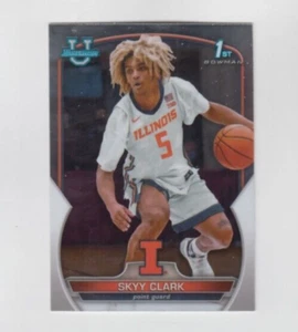 (10) Skyy Clark 2022-23 LOTE DE NOVATOS UNIVERSITARIOS BOWMAN CROMO #55 ILLINOIS - Imagen 1 de 1