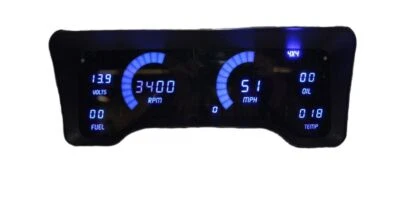 Intellitronix 1997-2006 Jeep TJ LED Digital DP6014 - Azul DP6014B Foto 1 de 3