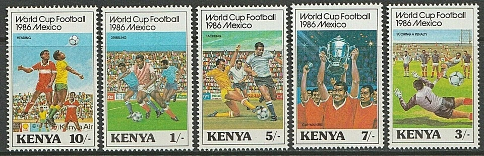 EDSROOM-7961 Kenia 171-174 MNH 1980 Campeonato Mundial de Fútbol Completo CV$17 Foto 1 de 1