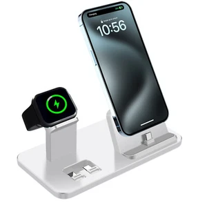3in1 USB-C Fast Charger Dock Desktop Charging Station For Apple Watch iPhone 16 - Picture 1 of 15