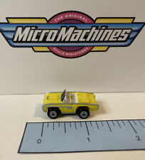 Vintage Micro Machines Yellow 63 Ford T-Bird Thunderbird Convertible 1987 Galoob