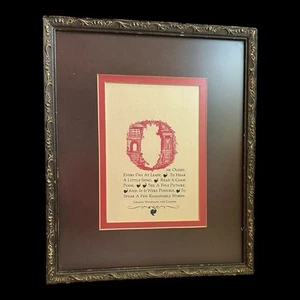 Framed Vintage Wall Art With Johann Wolfgang Von Goethe Quote - Picture 1 of 4