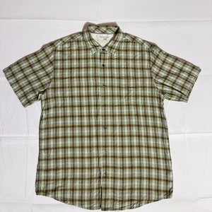 Horny Toad, RN#95433, Plaid, 100% Organic Cotton, Green, Male, Large - Picture 1 of 11